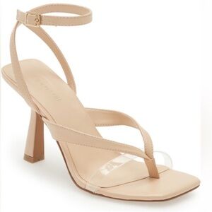 Open Edit Addison Ankle Strap Sandal Nude
